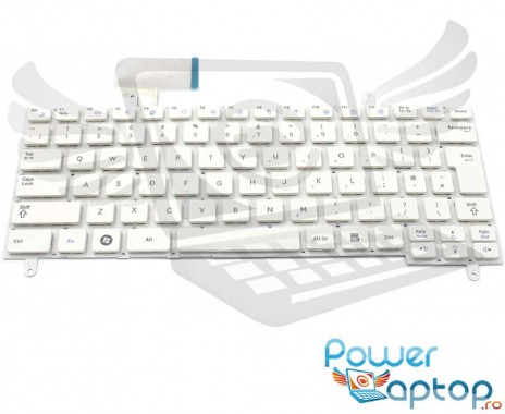 Tastatura Samsung  N250 alba. Keyboard Samsung  N250. Tastaturi laptop Samsung  N250. Tastatura notebook Samsung  N250