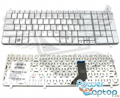 Tastatura HP Pavilion DV8T Argintie. Keyboard HP Pavilion DV8T Argintie. Tastaturi laptop HP Pavilion DV8T Argintie. Tastatura notebook HP Pavilion DV8T Argintie
