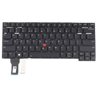 Tastatura Neagra Lenovo ThinkPad T14S Gen 2 X1 Extreme 4th Gen iluminata layout US fara rama enter mic