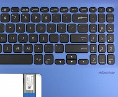 Tastatura Asus VivoBook X512DA Neagra cu Palmrest Albastru