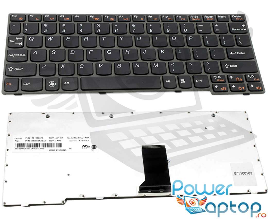 Tastatura Lenovo IdeaPad 25 011168 Rama gri