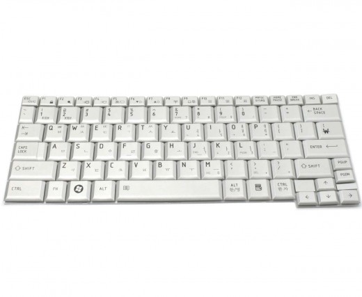 Tastatura Toshiba Portege R502 Argintie. Keyboard Toshiba Portege R502 Argintie. Tastaturi laptop Toshiba Portege R502 Argintie. Tastatura notebook Toshiba Portege R502 Argintie