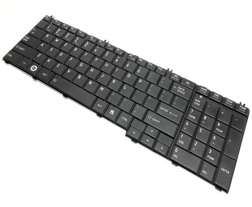 Tastatura Toshiba Satellite C675d neagra. Keyboard Toshiba Satellite C675d neagra. Tastaturi laptop Toshiba Satellite C675d neagra. Tastatura notebook Toshiba Satellite C675d neagra