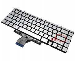 Tastatura HP SG-A2600-XU Argintie iluminata. Keyboard HP SG-A2600-XU. Tastaturi laptop HP SG-A2600-XU. Tastatura notebook HP SG-A2600-XU