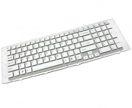 Tastatura Sony 14100014 alba. Keyboard Sony 14100014. Tastaturi laptop Sony 14100014. Tastatura notebook Sony 14100014