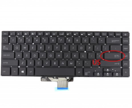 Tastatura Asus VivoBook S15 S510UA iluminata. Keyboard Asus VivoBook S15 S510UA. Tastaturi laptop Asus VivoBook S15 S510UA. Tastatura notebook Asus VivoBook S15 S510UA
