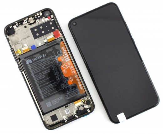 Ansamblu Display LCD + Touchscreen Huawei P40 Lite E ART-L29 Display Original Service Pack cu Rama Black Negru . Ecran + Digitizer Huawei P40 Lite E ART-L29 Display Original Service Pack cu Rama Black Negru
