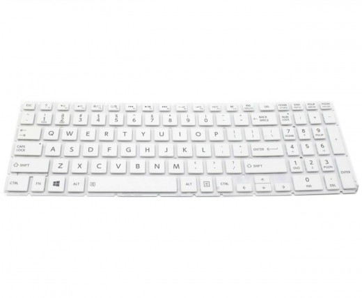 Tastatura Toshiba Satellite L50-B-1CD Alba. Keyboard Toshiba Satellite L50-B-1CD. Tastaturi laptop Toshiba Satellite L50-B-1CD. Tastatura notebook Toshiba Satellite L50-B-1CD