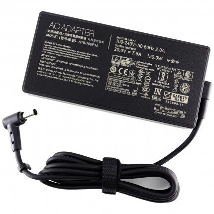 Incarcator Asus TUF705GD 150W ORIGINAL Chicony Slim Version Square Corners. Alimentator Chicony 150W Slim Version Square Corners ORIGINAL pentru Asus TUF705GD.