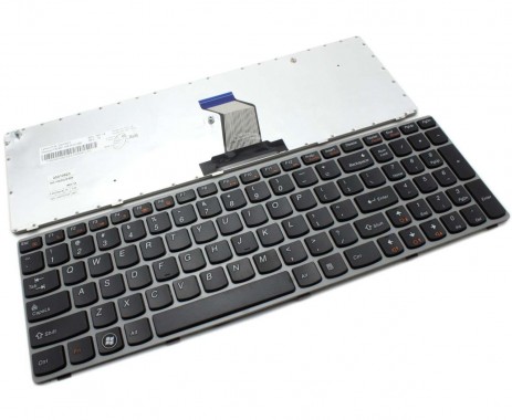 Tastatura Lenovo IdeaPad G570GT Neagra cu Rama Gri. Keyboard Lenovo IdeaPad G570GT Neagra cu Rama Gri. Tastaturi laptop Lenovo IdeaPad G570GT Neagra cu Rama Gri. Tastatura notebook Lenovo IdeaPad G570GT Neagra cu Rama Gri