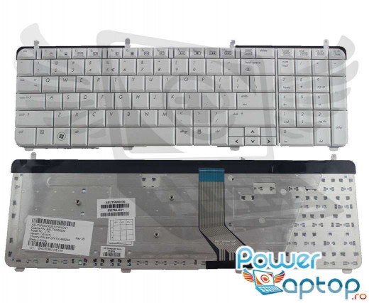 Tastatura HP Pavilion dv7 3010 Alba. Keyboard HP Pavilion dv7 3010 Alba. Tastaturi laptop HP Pavilion dv7 3010 Alba. Tastatura notebook HP Pavilion dv7 3010 Alba