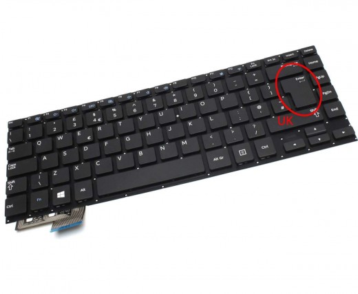 Tastatura Samsung  NP530U4B neagra. Keyboard Samsung  NP530U4B. Tastaturi laptop Samsung  NP530U4B. Tastatura notebook Samsung  NP530U4B