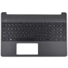 Tastatura HP 15-EF Neagra cu Palmrest Negru. Keyboard HP 15-EF Neagra cu Palmrest Negru. Tastaturi laptop HP 15-EF Neagra cu Palmrest Negru. Tastatura notebook HP 15-EF Neagra cu Palmrest Negru