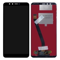Ansamblu Display LCD + Touchscreen Huawei Y9 2018 FLA-L22 Black Negru . Ecran + Digitizer Huawei Y9 2018 FLA-L22 Black Negru