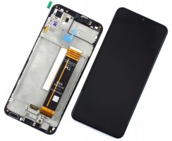 Ansamblu Display LCD + Touchscreen Original Service Pack Samsung Galaxy M33 5G M336 Display Original Service Pack cu Rama  Negru Black. Ecran + Digitizer Original Service Pack Samsung Galaxy M33 5G M336 Display Original Service Pack cu Rama  Negru Black