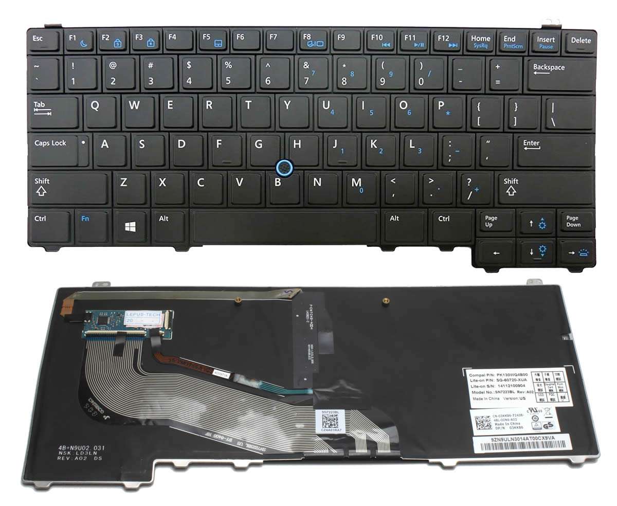 Tastatura Dell SG 60710 XUA iluminata backlit DELL imagine noua reconect.ro
