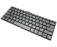 Tastatura Lenovo IdeaPad S340-14IWL Neagra cu Taste Gri iluminata backlit. Keyboard Lenovo IdeaPad S340-14IWL Neagra cu Taste Gri. Tastaturi laptop Lenovo IdeaPad S340-14IWL Neagra cu Taste Gri. Tastatura notebook Lenovo IdeaPad S340-14IWL Neagra cu Taste Gri