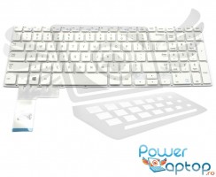 Tastatura Samsung  370R5E alba. Keyboard Samsung  370R5E. Tastaturi laptop Samsung  370R5E. Tastatura notebook Samsung  370R5E
