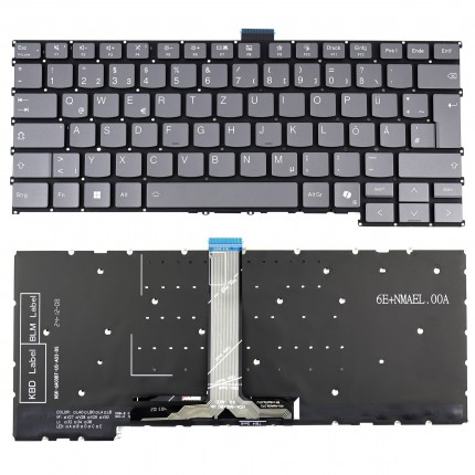 Tastatura Lenovo ThinkBook 14 G6 ABP Gri iluminata. Keyboard Lenovo ThinkBook 14 G6 ABP. Tastaturi laptop Lenovo ThinkBook 14 G6 ABP. Tastatura notebook Lenovo ThinkBook 14 G6 ABP