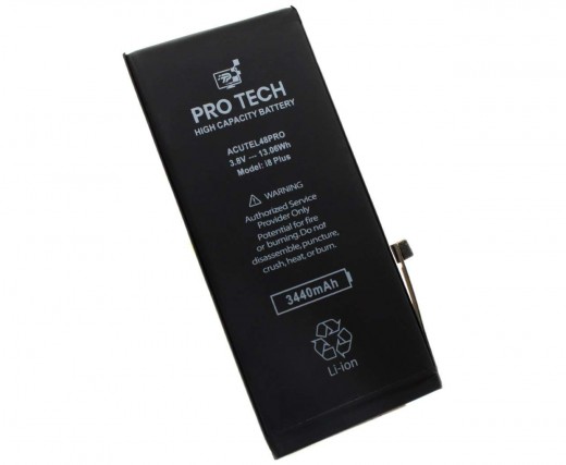 Baterie Apple iPhone 8 Plus High Capacity 3400mAh SUNIX. Acumulator Apple iPhone 8 Plus Capacitate Extinsa 3400mAh SUNIX. Acumulator telefon Apple iPhone 8 Plus 3400mAh SUNIX cu o autonomie mai mare decat acumulatorul original.
