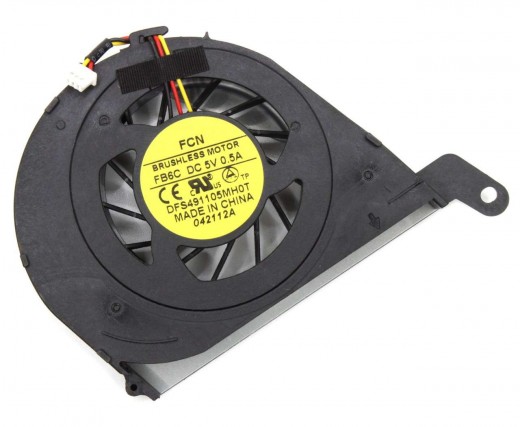 Cooler laptop Toshiba Satellite L650D cu video dedicat. Ventilator procesor Toshiba Satellite L650D. Sistem racire laptop Toshiba Satellite L650D