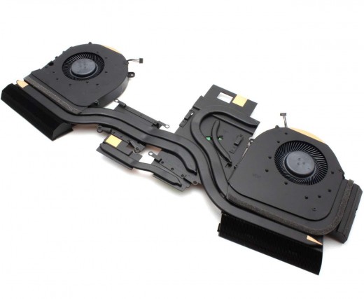 Sistem coolere laptop HP Omen 5 Plus 17-CB. Ventilatoare procesor HP Omen 5 Plus 17-CB. Sistem racire laptop HP Omen 5 Plus 17-CB