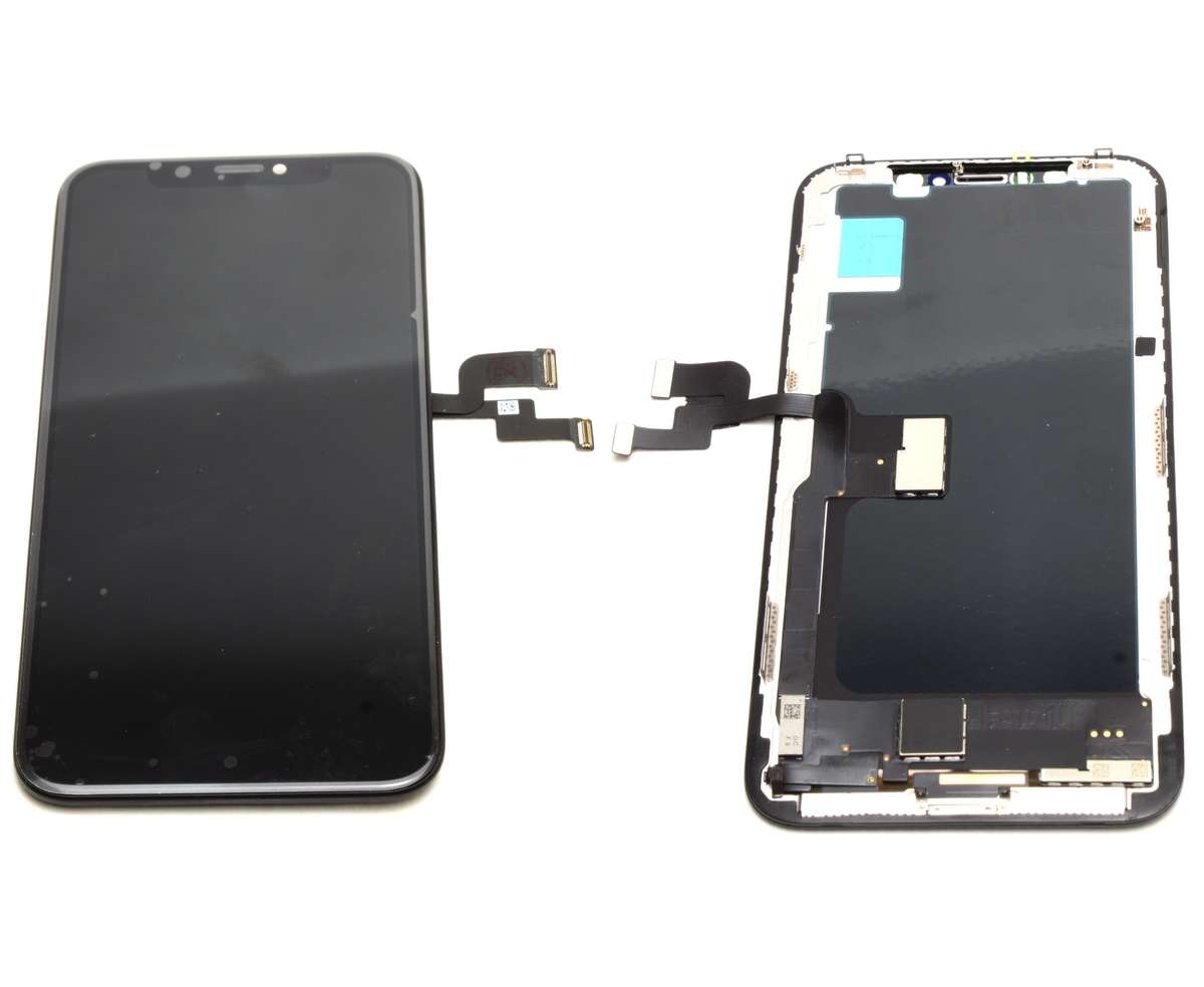 Display Apple iPhone X Negru Black LED TFT High Copy Calitate A Plus (Negru) (Negru)