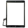 Digitizer Touchscreen Apple iPad 5 A1823 cu buton home si adeziv Negru. Geam Sticla Tableta Apple iPad 5 A1823 cu buton home si adeziv Negru