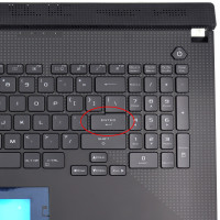 Tastatura Asus ROG G713IM Neagra cu Palmrest Negru fara TouchPad iluminata rgb backlit
