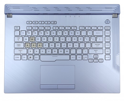 Tastatura Asus ROG Strix G G531GT Albastra cu Palmrest Albastru si TouchPad iluminata backlit. Keyboard Asus ROG Strix G G531GT Albastra cu Palmrest Albastru si TouchPad. Tastaturi laptop Asus ROG Strix G G531GT Albastra cu Palmrest Albastru si TouchPad. Tastatura notebook Asus ROG Strix G G531GT Albastra cu Palmrest Albastru si TouchPad