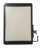 Digitizer Touchscreen Apple iPad Air A1475 A1474 cu buton home si adeziv Negru. Geam Sticla Tableta Apple iPad Air A1475 A1474 cu buton home si adeziv Negru