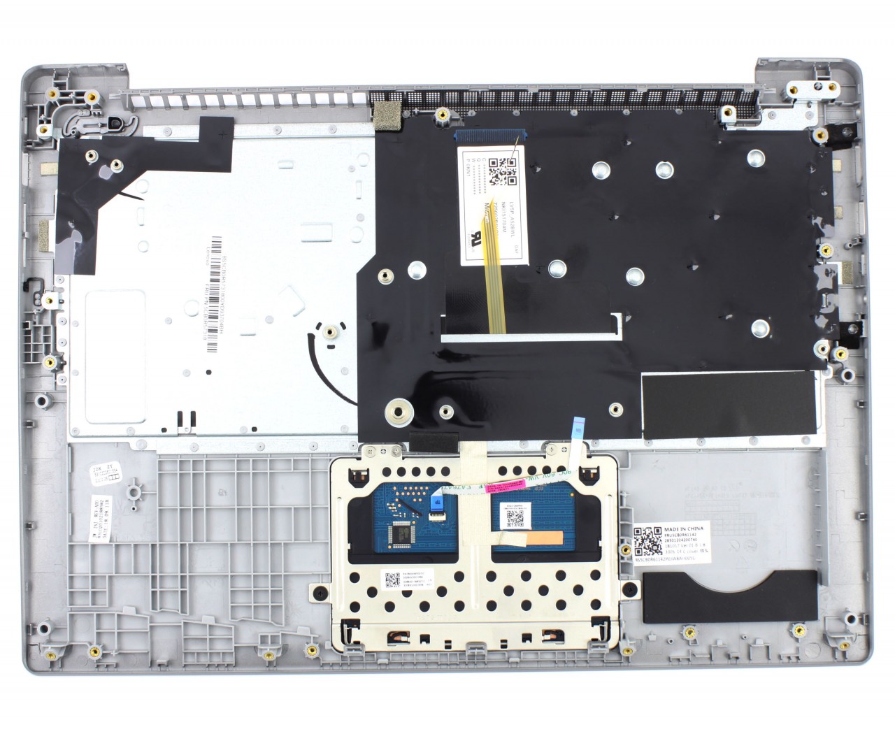 Tastatura Lenovo IdeaPad 330S-14 Gri cu Palmrest Gri iluminata backlit image5