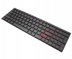 Tastatura Asus F552 Neagra cu Taste Rosii. Keyboard Asus F552. Tastaturi laptop Asus F552. Tastatura notebook Asus F552
