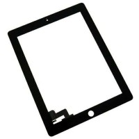 Digitizer Touchscreen Apple iPad 2 A1395 A1396 cu adeziv Negru. Geam Sticla Tableta Apple iPad 2 A1395 A1396 cu adeziv Negru
