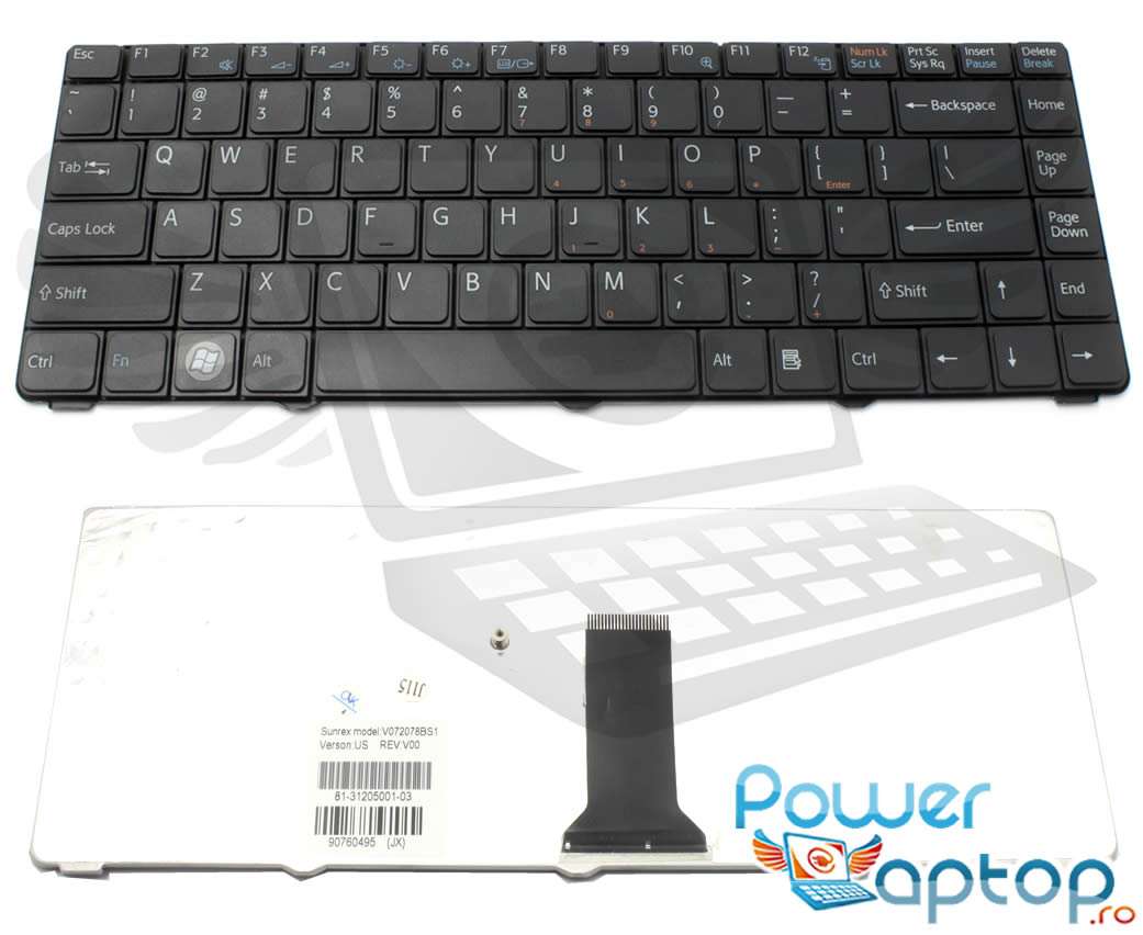 Tastatura Sony Vaio VGN NS140E L imagine powerlaptop.ro 2021