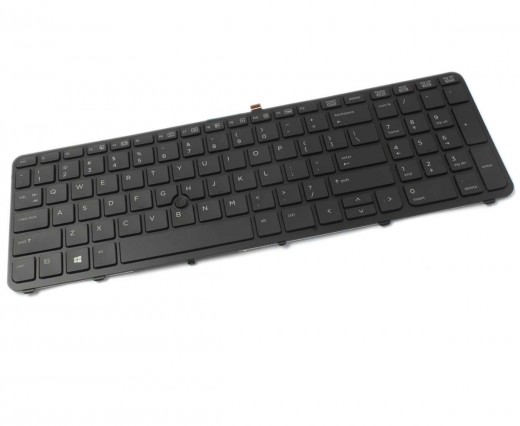 Tastatura HP ZBook 17 G1 iluminata backlit. Keyboard HP ZBook 17 G1 iluminata backlit. Tastaturi laptop HP ZBook 17 G1 iluminata backlit. Tastatura notebook HP ZBook 17 G1 iluminata backlit