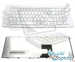 Tastatura Sony Vaio V116646H alba. Keyboard Sony Vaio V116646H alba. Tastaturi laptop Sony Vaio V116646H alba. Tastatura notebook Sony Vaio V116646H alba