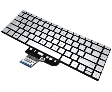Tastatura HP Envy X360 Argintie iluminata. Keyboard HP Envy X360. Tastaturi laptop HP Envy X360. Tastatura notebook HP Envy X360
