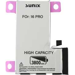 Baterie pentru iPhone 16 Pro High Capacity 3800mAh SUNIX