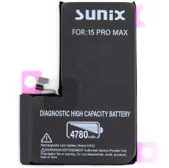 Baterie pentru iPhone 15 Pro Max High Capacity 4800mAh CALIBRABILA SUNIX