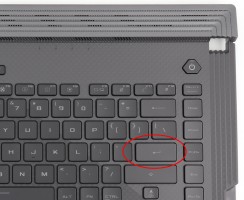 Tastatura Asus V184262GS1 Neagra cu Palmrest Negru si TouchPad iluminata RGB cu modul backlit