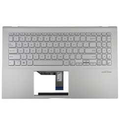 Tastatura Asus VivoBook S531F Gri cu Palmrest Argintiu cu TouchPad iluminata backlit