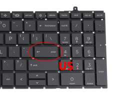 Tastatura HP HSN-Q34C-4 iluminata layout US fara rama enter mic