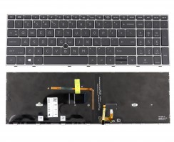 Tastatura HP Zbook Fury 15 G7 iluminata backlit. Keyboard HP Zbook Fury 15 G7 iluminata backlit. Tastaturi laptop HP Zbook Fury 15 G7 iluminata backlit. Tastatura notebook HP Zbook Fury 15 G7 iluminata backlit