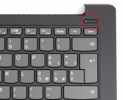 Tastatura Lenovo IdeaPad S340-14IML Gri cu Palmrest Negru si TouchPad iluminata backlit