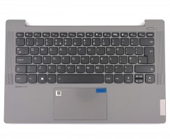 Tastatura Lenovo IdeaPad 5-14ITL05 Gri cu Palmrest Gri si TouchPad iluminata backlit