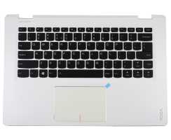 Tastatura Lenovo Yoga 510-14ISK Neagra cu Palmrest Alb cu TouchPad iluminata backlit. Keyboard Lenovo Yoga 510-14ISK Neagra cu Palmrest Alb cu TouchPad. Tastaturi laptop Lenovo Yoga 510-14ISK Neagra cu Palmrest Alb cu TouchPad. Tastatura notebook Lenovo Yoga 510-14ISK Neagra cu Palmrest Alb cu TouchPad