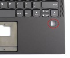 Tastatura Lenovo Yoga C630-13Q50 Type 81JL Gri cu Palmrest Gri fara TouchPad si cu Orificiu Amprenta