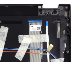 Tastatura Lenovo Yoga C630-13Q50 Type 81JL Gri cu Palmrest Gri fara TouchPad si cu Orificiu Amprenta