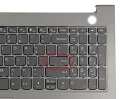 Tastatura Lenovo ThinkBook 15 G2 ARE Type 20VD Gri cu Palmrest Gri cu TouchPad iluminata backlit